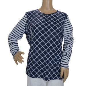 Lands' End Nautical Long Sleeve Top